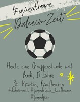 #quizathome - Fußballquiz (Montag, 27. April 2020 - Download)