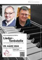 Liedertankstelle_Robert Haas und P. Norbert Becker MSC