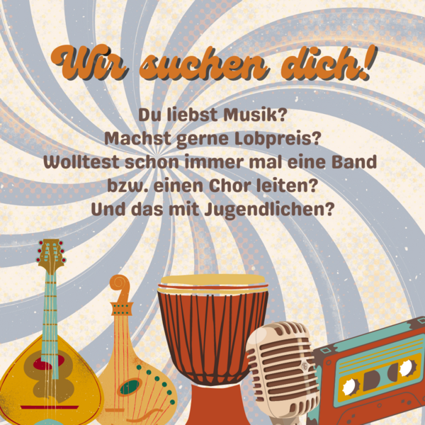 Lobpreisband "Feel it" sucht Bandleitung ab September 2023 (Donnerstag, 04. Mai 2023)