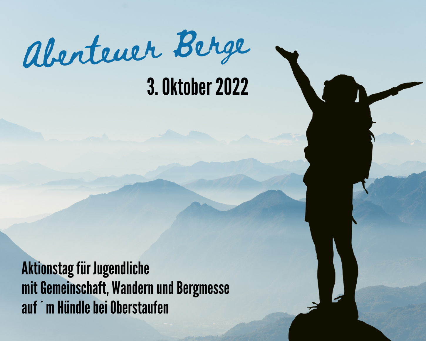 Aktionstag "ABENTEUER BERGE" für Jugendliche aus Memmingen und dem Unterallgäu (Montag, 03. Oktober 2022)