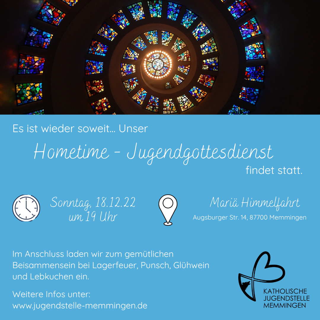 "HOME TIME" - Jugendgottesdienst in Memmingen (Sonntag, 18. Dezember 2022)