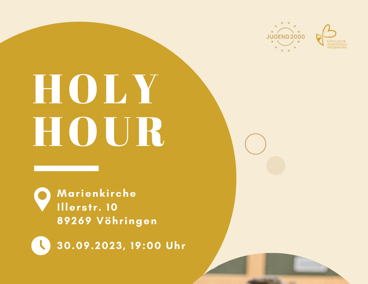 Holy Hour in Vöhringen, Marienkirche (Samstag, 30. September 2023)