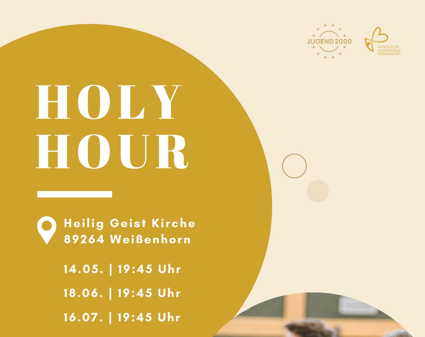 Holy Hour in Weißenhorn, Heilig-Geist-Kirche (Sonntag, 18. Juni 2023)