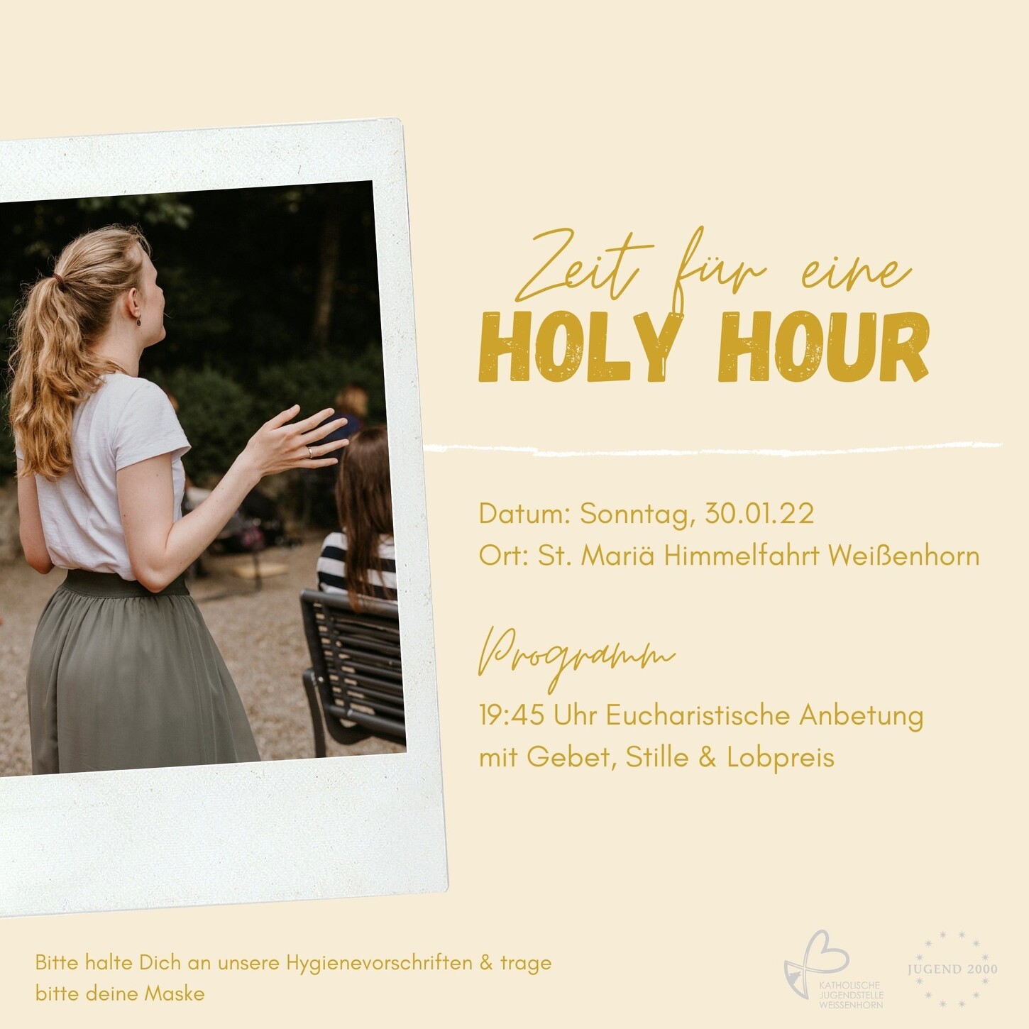 Holy Hour in Weißenhorn "Mariä Himmelfahrt" (Sonntag, 30. Januar 2022)